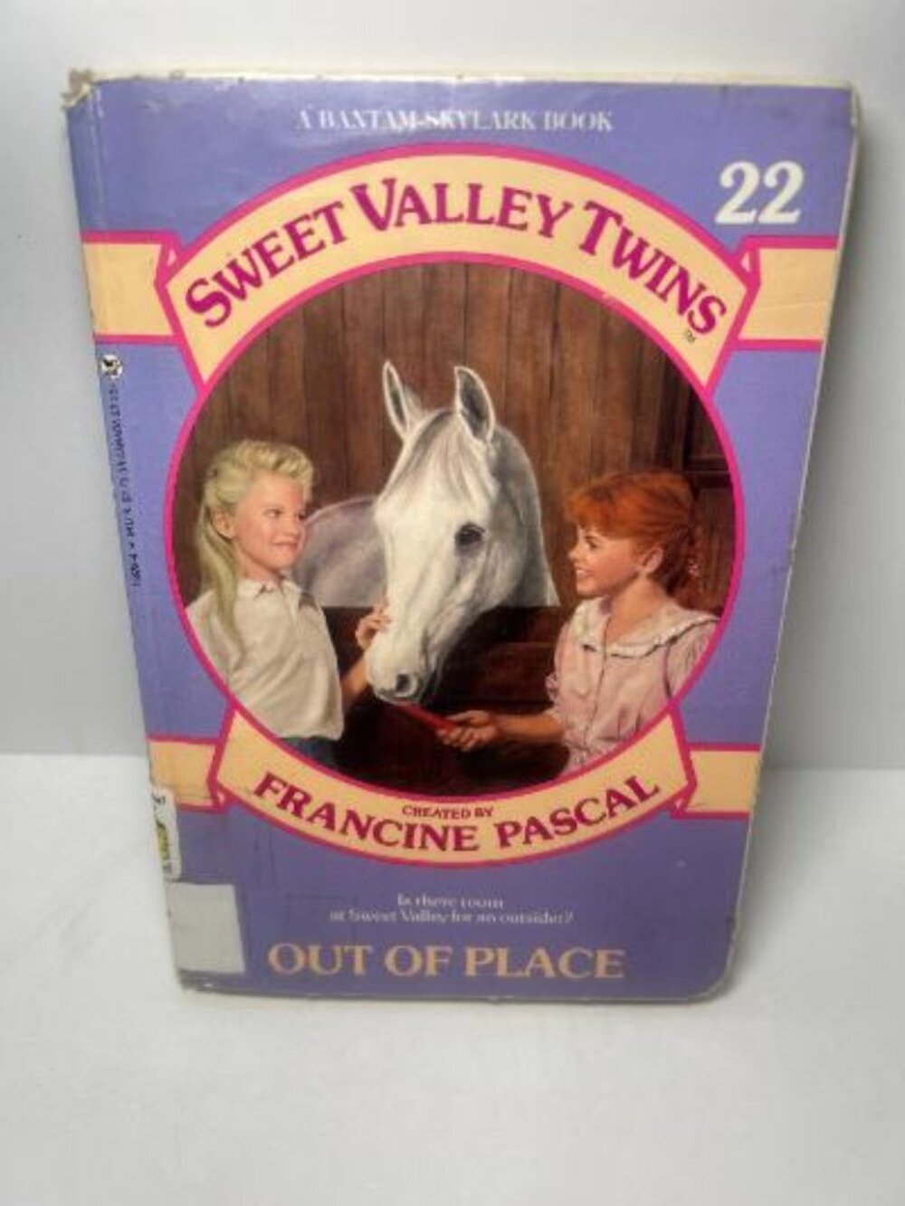 Sweet Valley Twins # 22 Out Of Place Vintage Sweet Valley High Hardcover Book